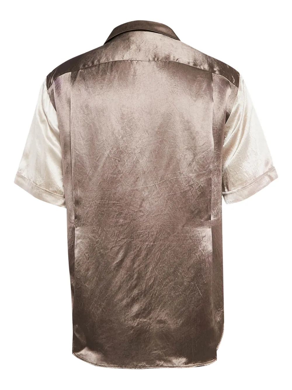 Gucci Pre-Owned logo-appliqué satin shirt | Image 2