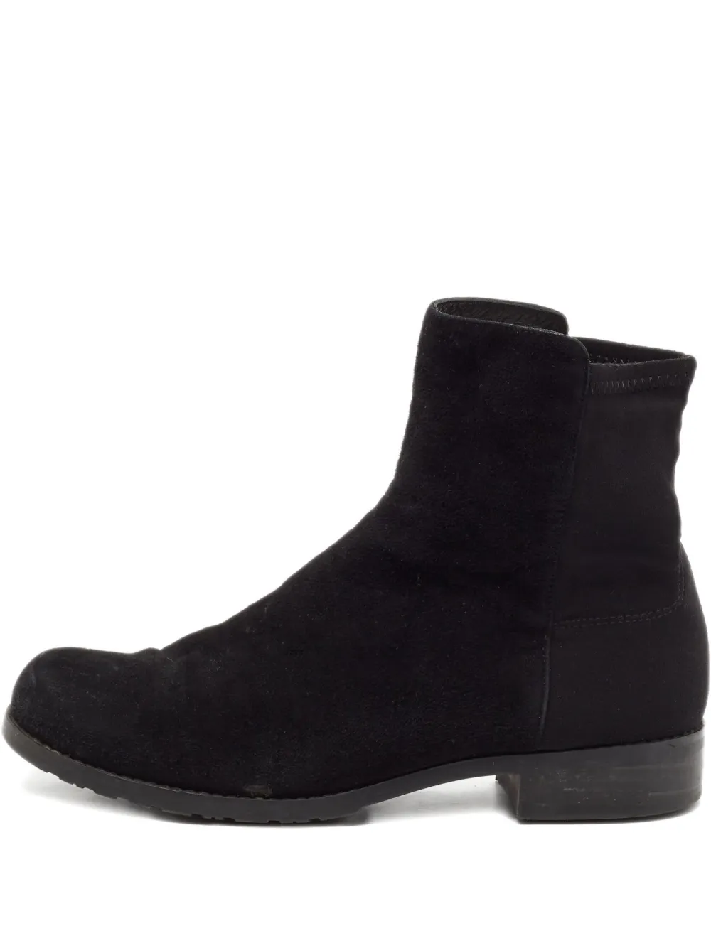 Stuart Weitzman スエード アンクルブーツ - ブラック Stuart Weitzman スエード アンクルブーツ - ブラック