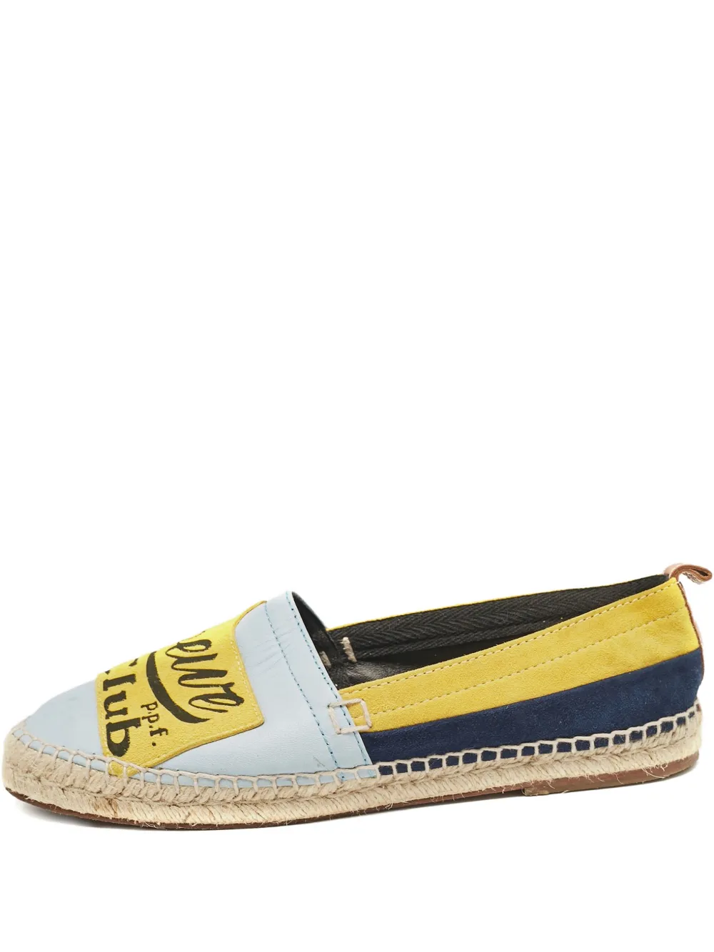 Loewe Pre-Owned leather loafers - ブルー Loewe Pre-Owned leather loafers - ブルー