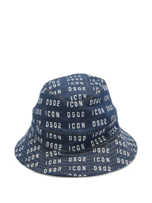 DSQUARED2 chapeau en jean - Bleu - DSQUARED2 - Modalova