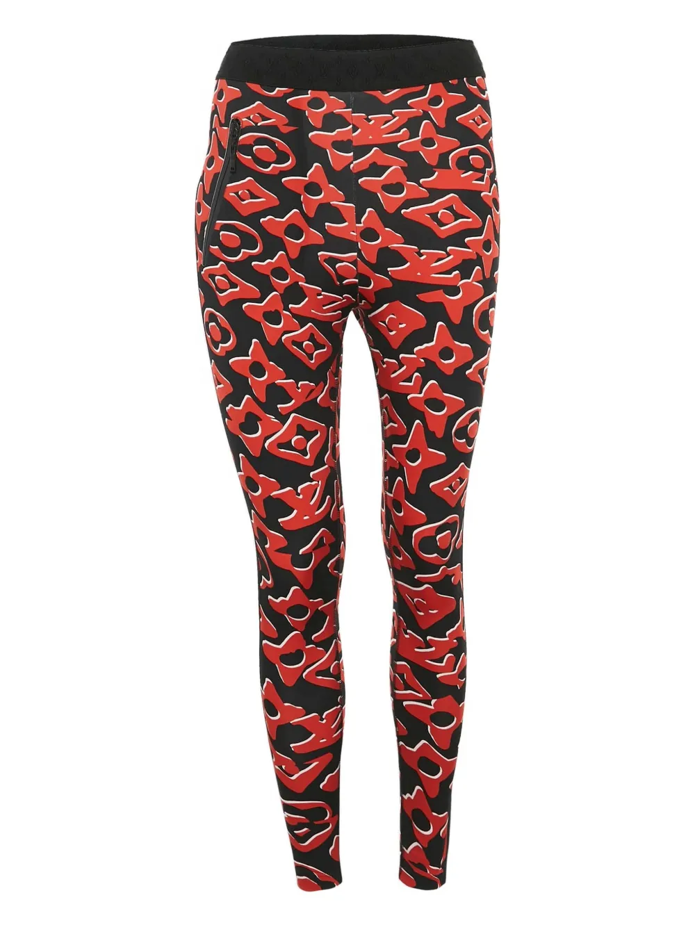 Louis Vuitton Pre-Owned x Urs Fischer high-waisted leggings | Red | Image 1