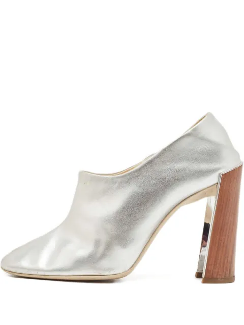 Stella McCartney Pre-Owned zapatillas de piel con tacón