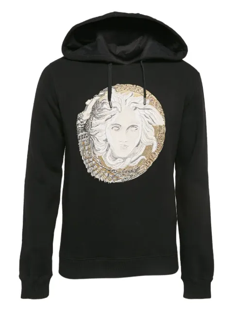 Versace Pre-Owned Medusa-embroidered hoodie