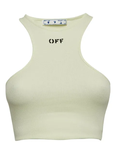 Off-White Pre-Owned racerback ribbed top