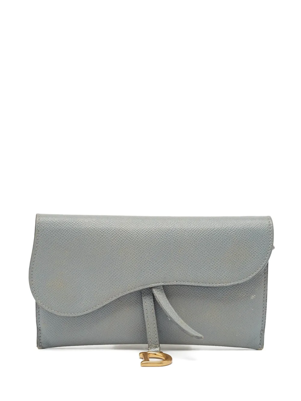 Christian Dior Pre-Owned Saddle Pouch clutch bag - グレー Christian Dior Pre-Owned Saddle Pouch clutch bag - グレー