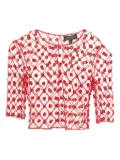 Jenny Packham embroidered tulle blouse