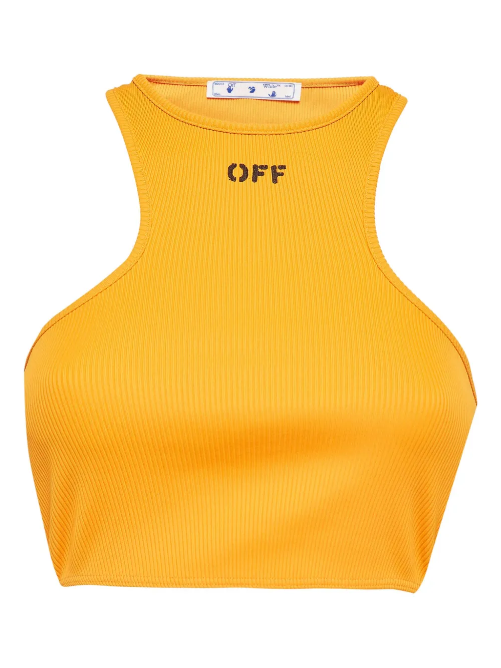 Off-White Pre-Owned レーサーバック タンクトップ - イエロー Off-White Pre-Owned レーサーバック タンクトップ - イエロー