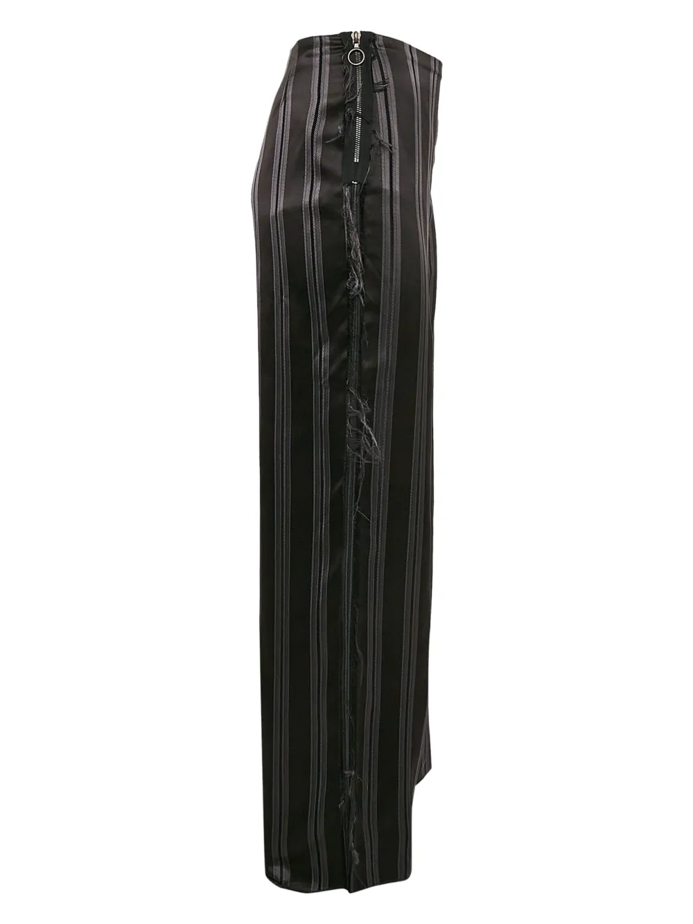 Lanvin Pre-Owned striped frayed-edge trousers | Image 2