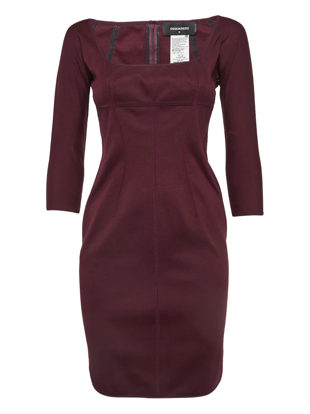 DSQUARED2 square-neck mini dress | Red | Image 1