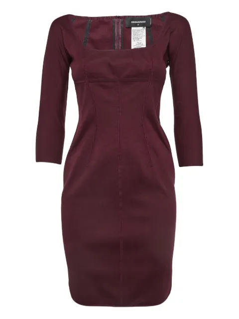 DSQUARED2 square-neck mini dress