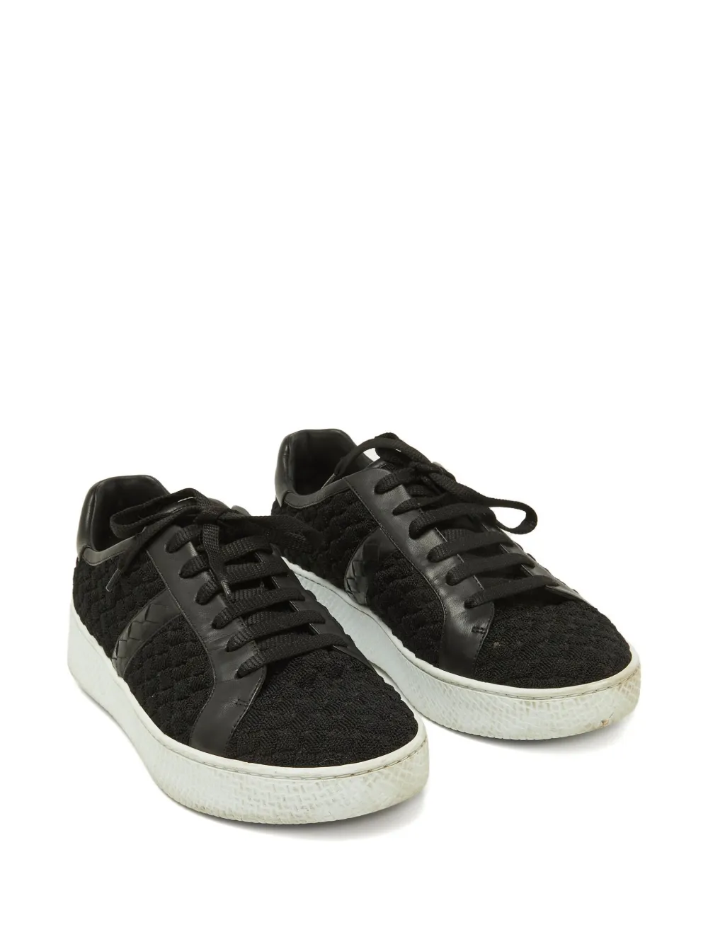 Bottega Veneta Pre-Owned Intrecciato leather platform sneakers | Image 2