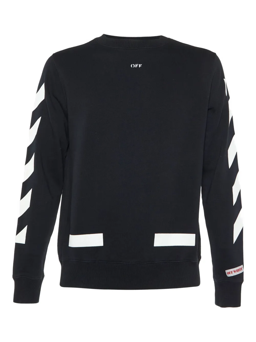 Off-White Pre-Owned arrow-print sweatshirt | Black | Image 1