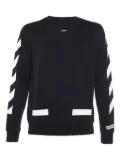 Off-White Pre-Owned arrow-print sweatshirt - Black
