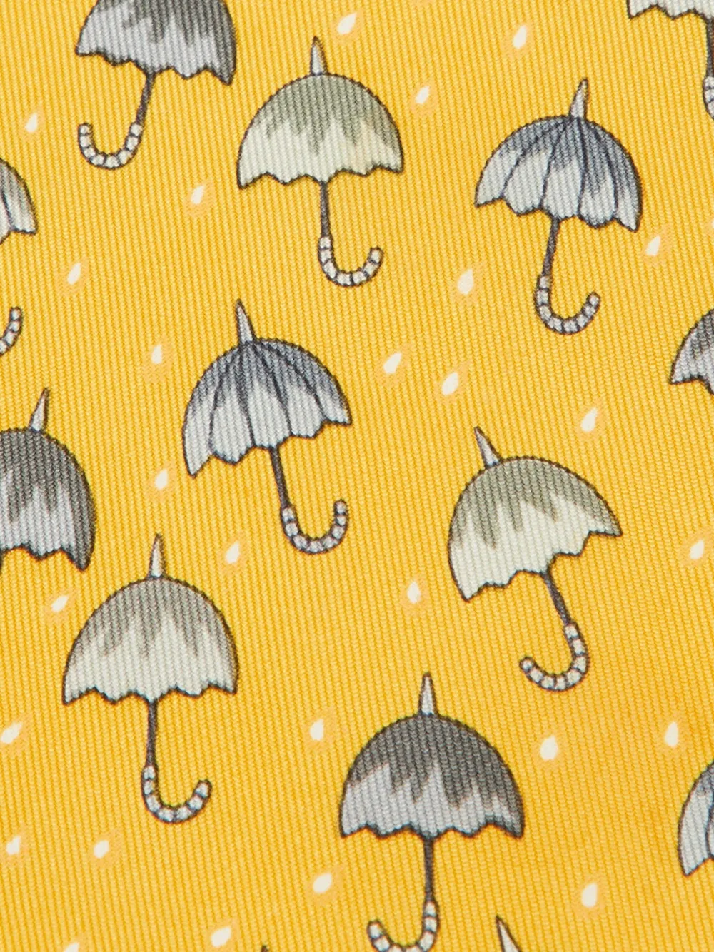 Hermès Pre-Owned umbrella-print silk tie | Image 2