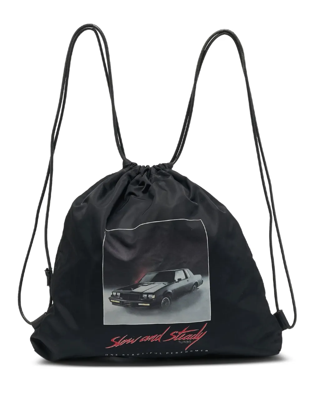 Pre-Owned Alexander Wang Wallie car-print backpack | Black | Image 1