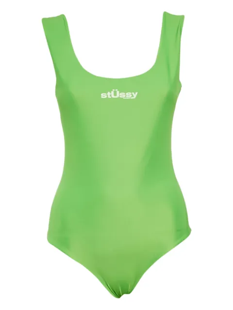 Stüssy Pre-owned logo-print swimsuit