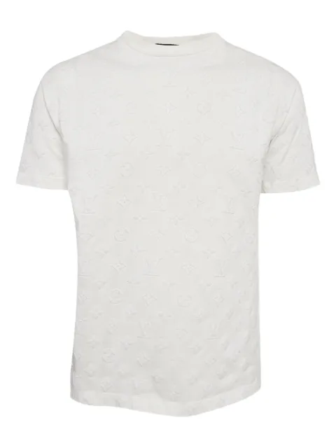 Louis Vuitton Pre-Owned embossed-monogram T-shirt
