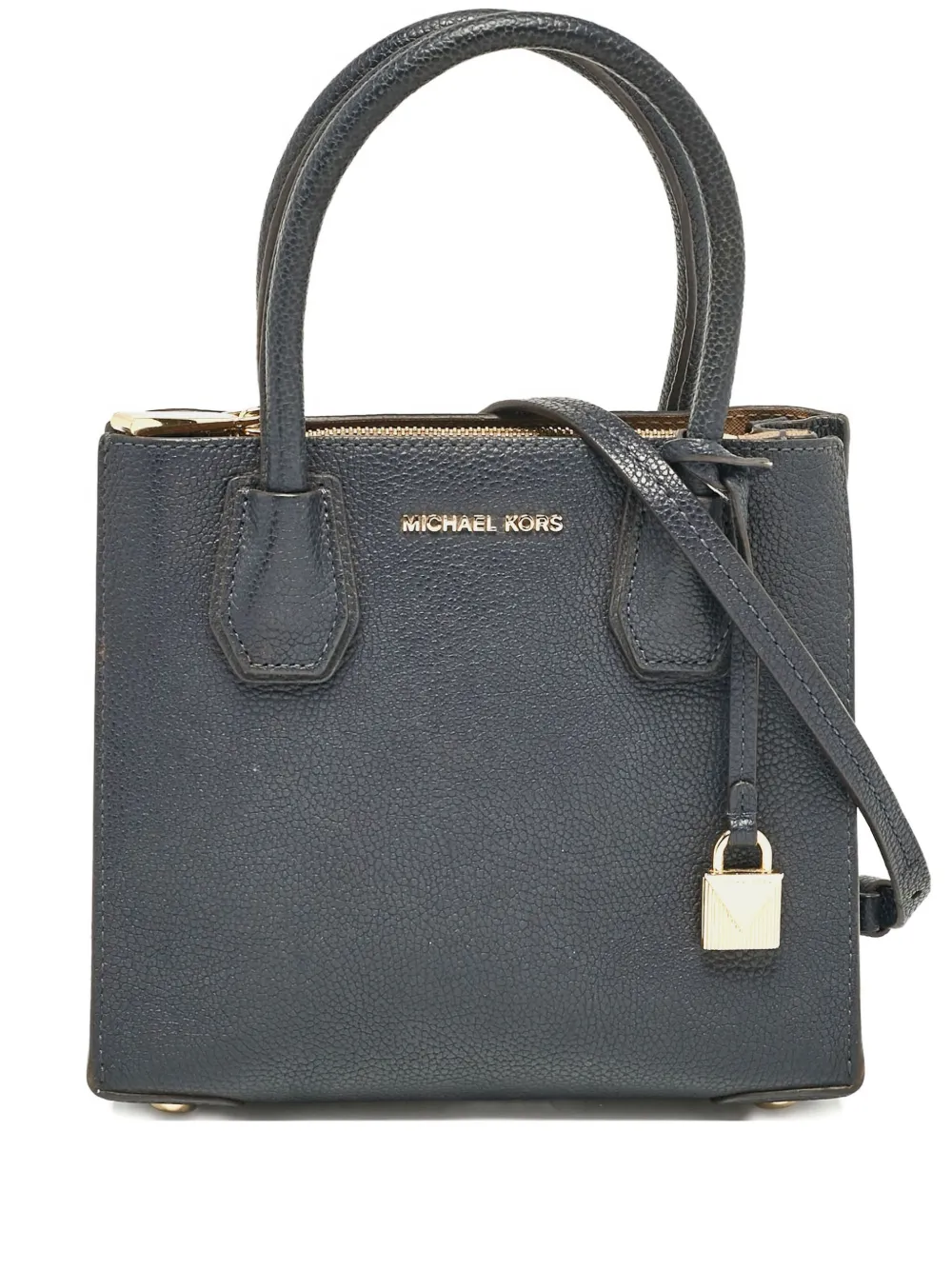 Michael Kors アーキテクチャル ハンドバッグ - ブルー Michael Kors アーキテクチャル ハンドバッグ - ブルー