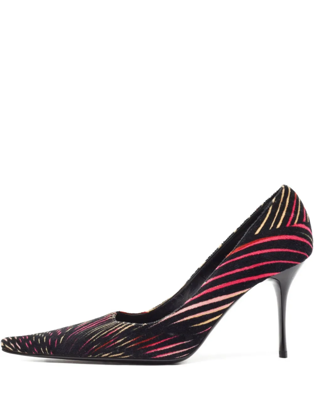 2023 100mm velvet pumps