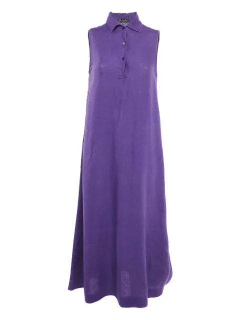 Loro Piana Pre-Owned sleeveless classic-collar dress