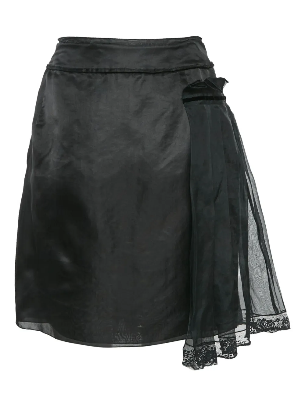 Dolce & Gabbana Pre-Owned pleated lace-trim skirt | Image 2