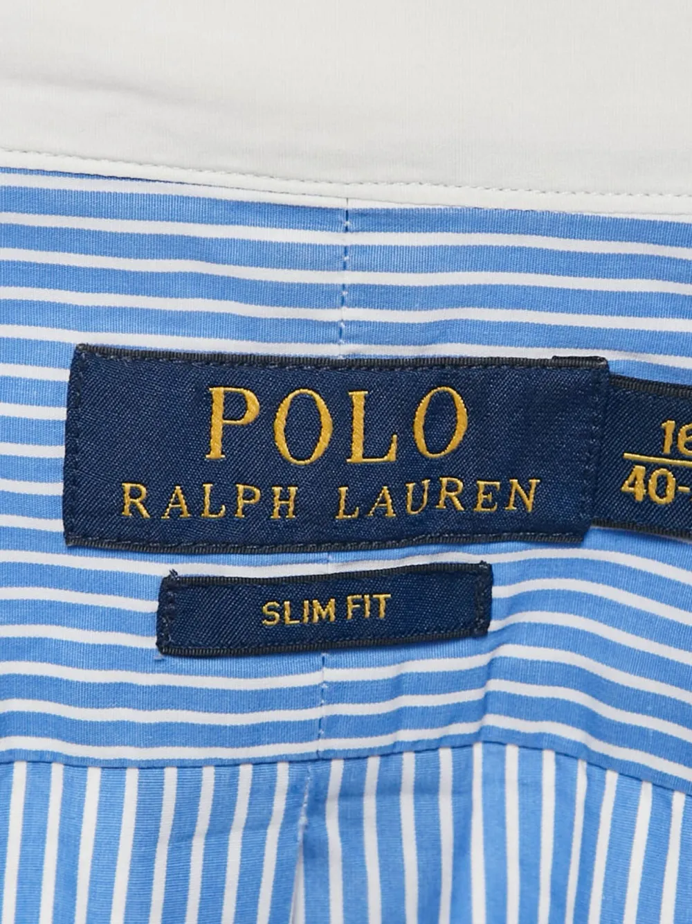 Pre-owned Polo Ralph Lauren 2023 Striped Cotton Shirt In Blue