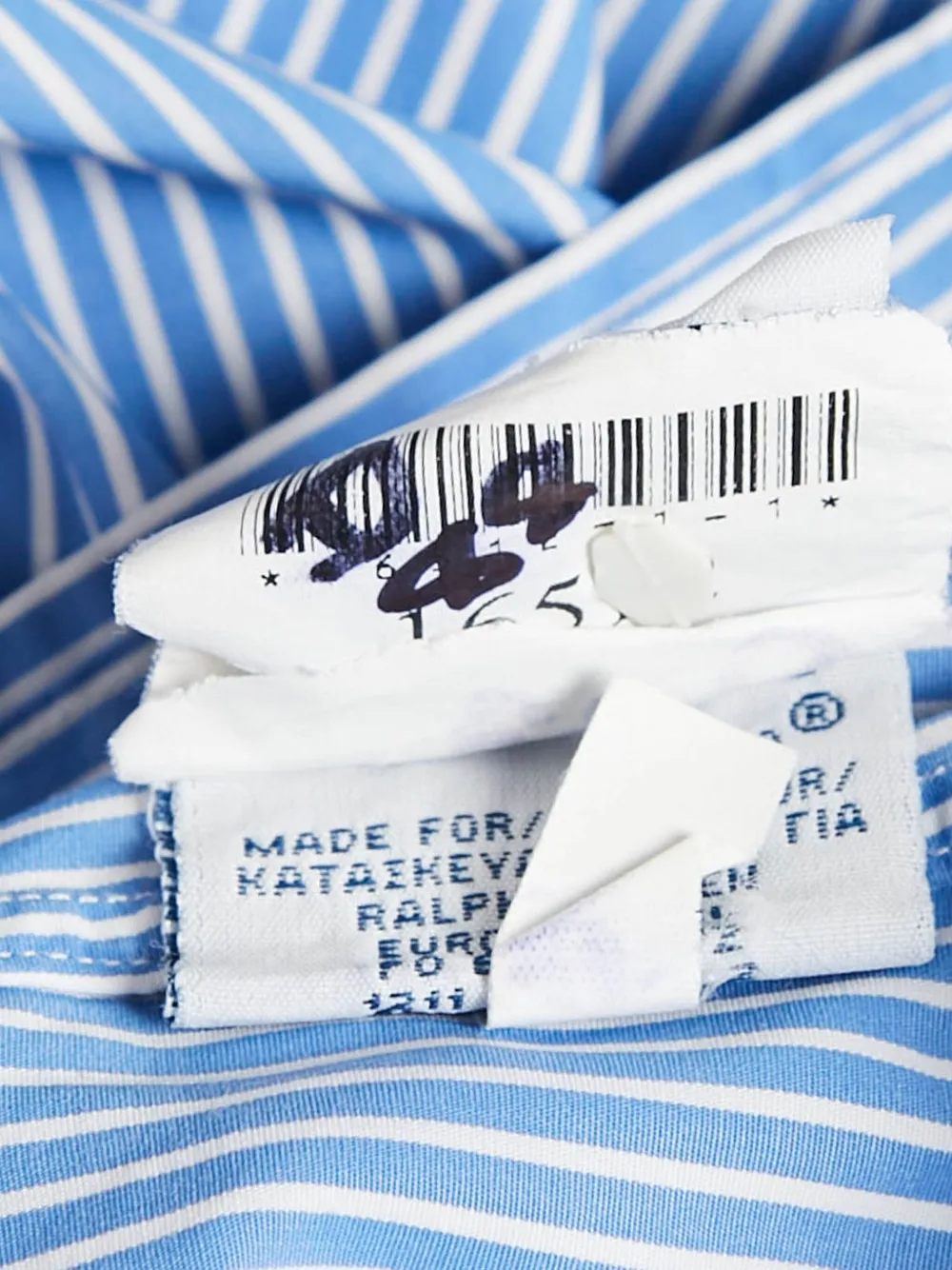 Pre-owned Polo Ralph Lauren 2023 Striped Cotton Shirt In Blue