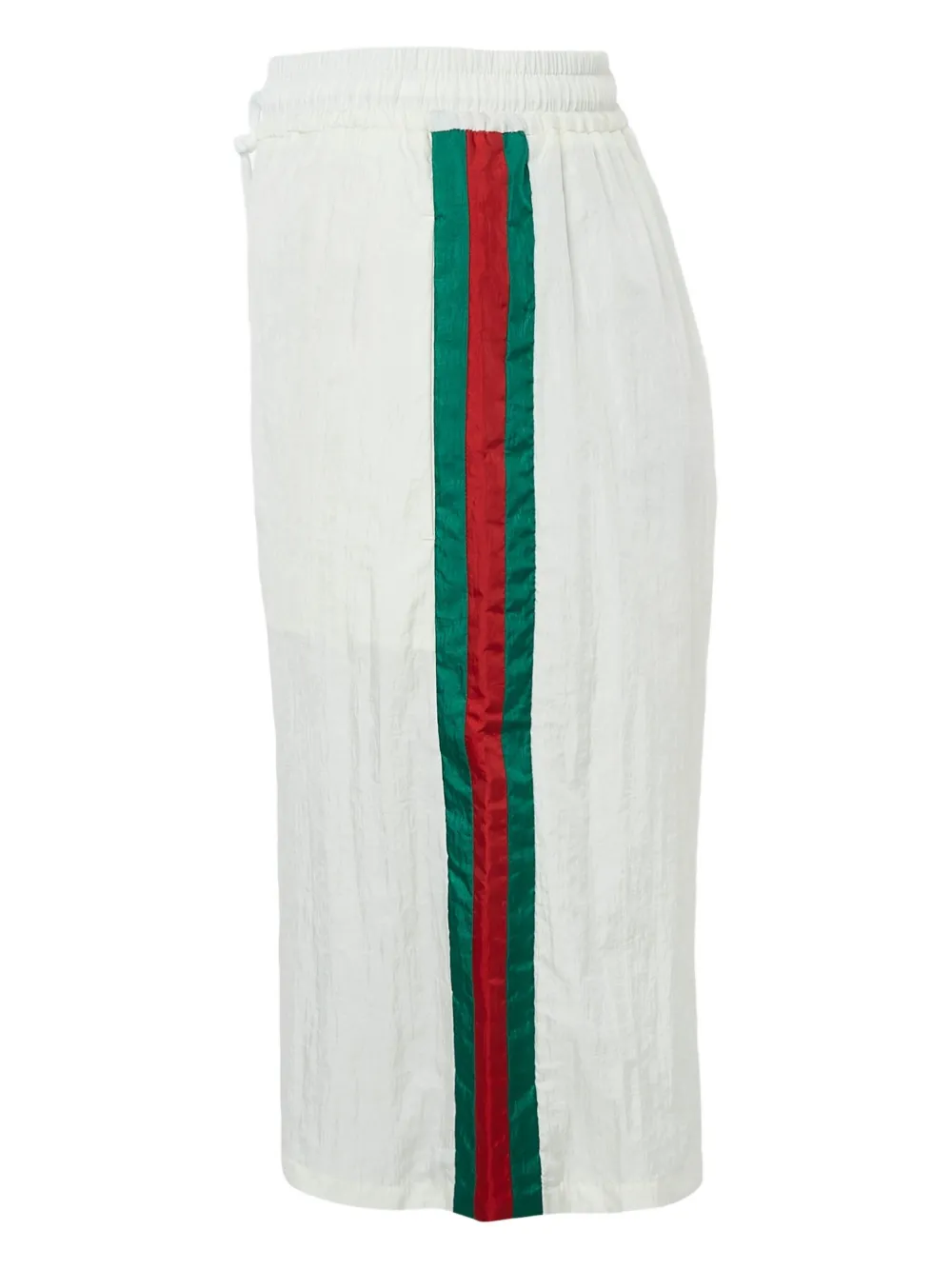 Gucci Pre-Owned 2024 Web broek met vlakken - Wit