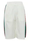 Gucci Pre-Owned 2024 Web panelled trousers - White