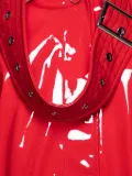Burberry Pre-Owned 2024 belted leather coat - Red