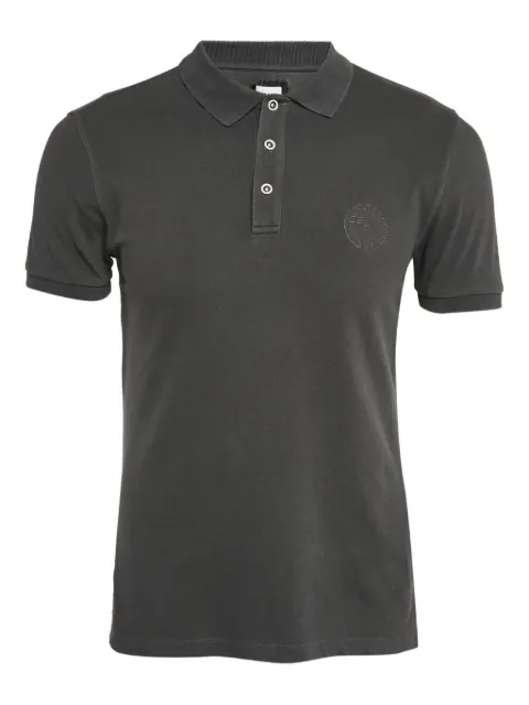 Armani Vintage logo-embroidered polo shirt