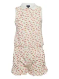Polo Ralph Lauren strawberry-print playsuit - Neutrals