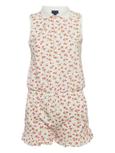 Polo Ralph Lauren strawberry-print playsuit