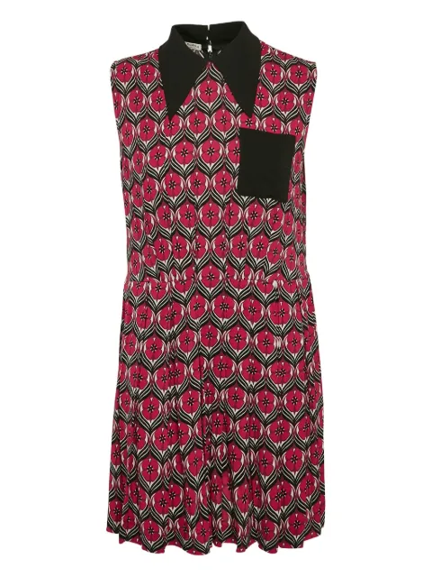 Miu Miu Pre-Owned 2015 floral pleated dress