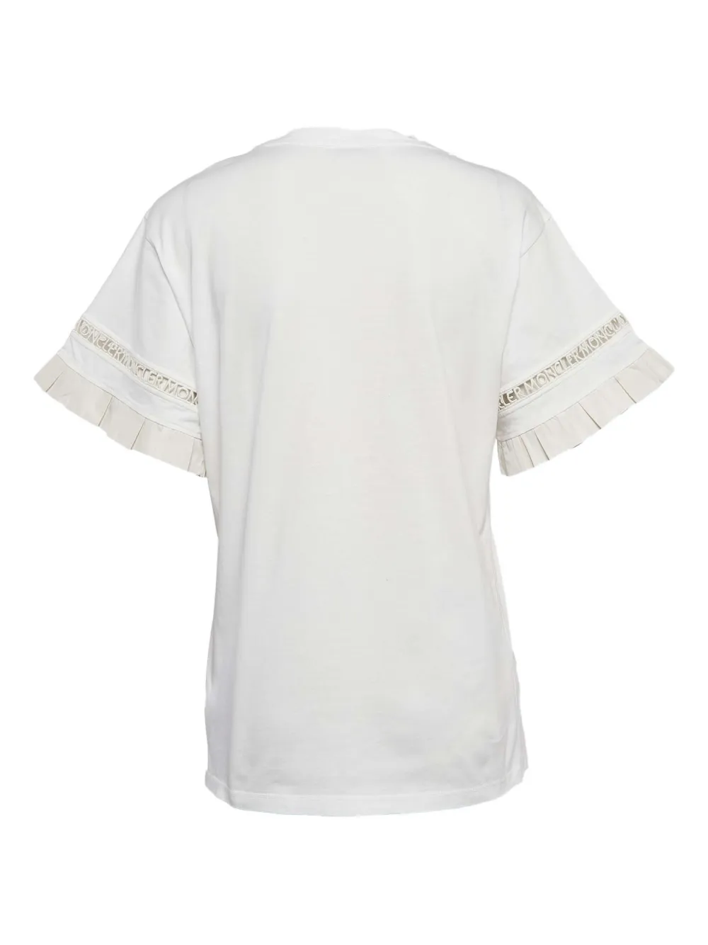 Moncler pleated embroidered T-shirt | Image 2