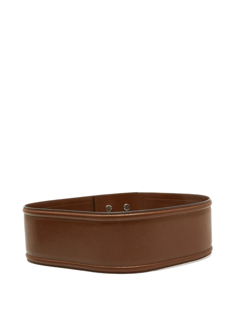 Marni Pre-Owned leather wide belt - ブラウン Marni Pre-Owned leather wide belt - ブラウン