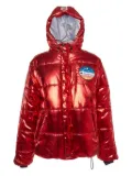 Champion hooded puffer jacket - Red
