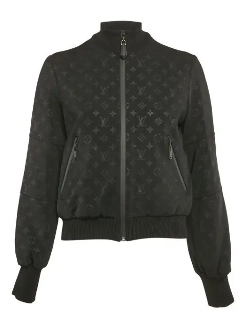 Louis Vuitton Pre-Owned jacka med dragkedja och logotyp 
