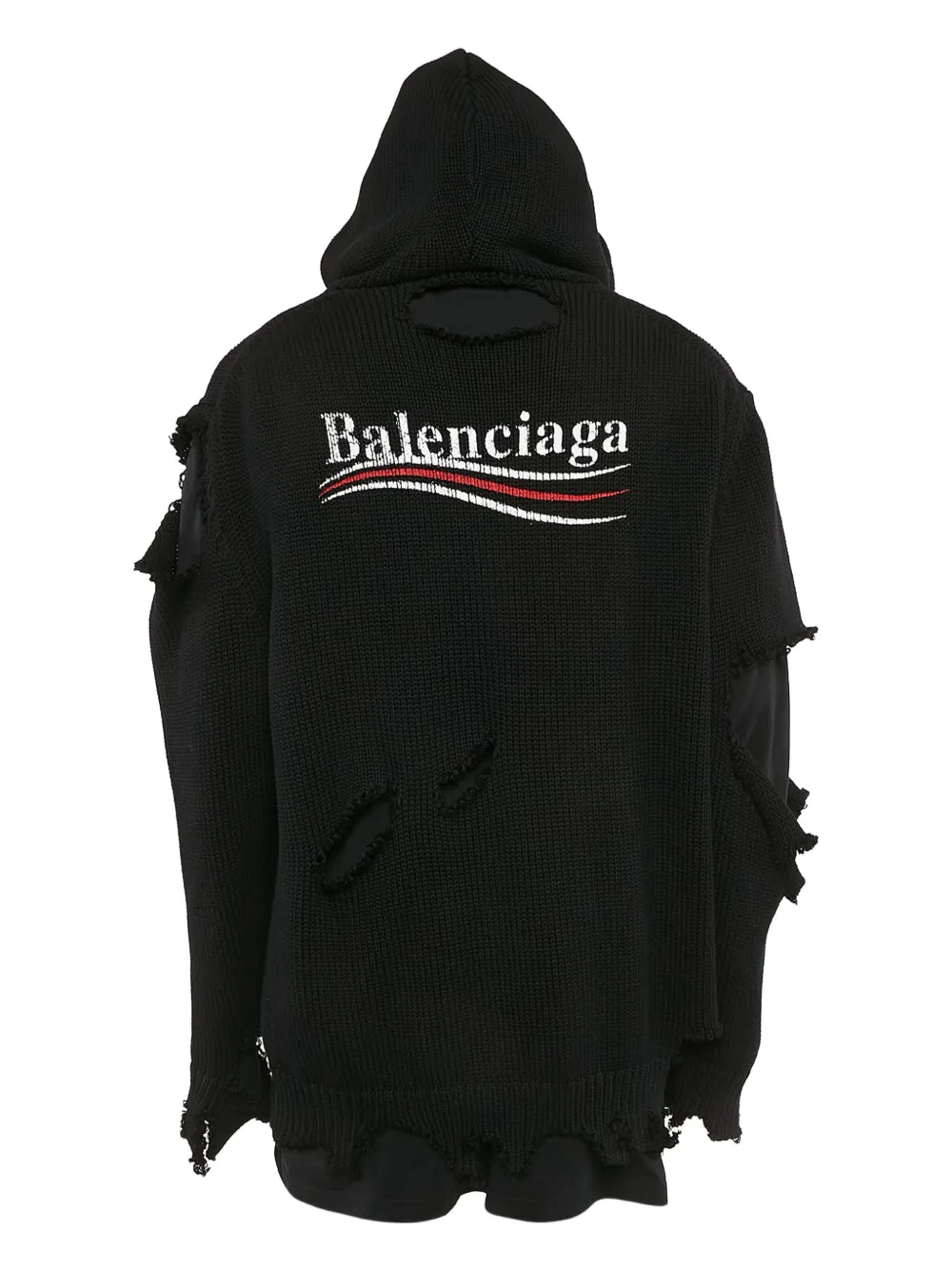 Balenciaga Pre-Owned Unifit knitted hoodie | Image 2