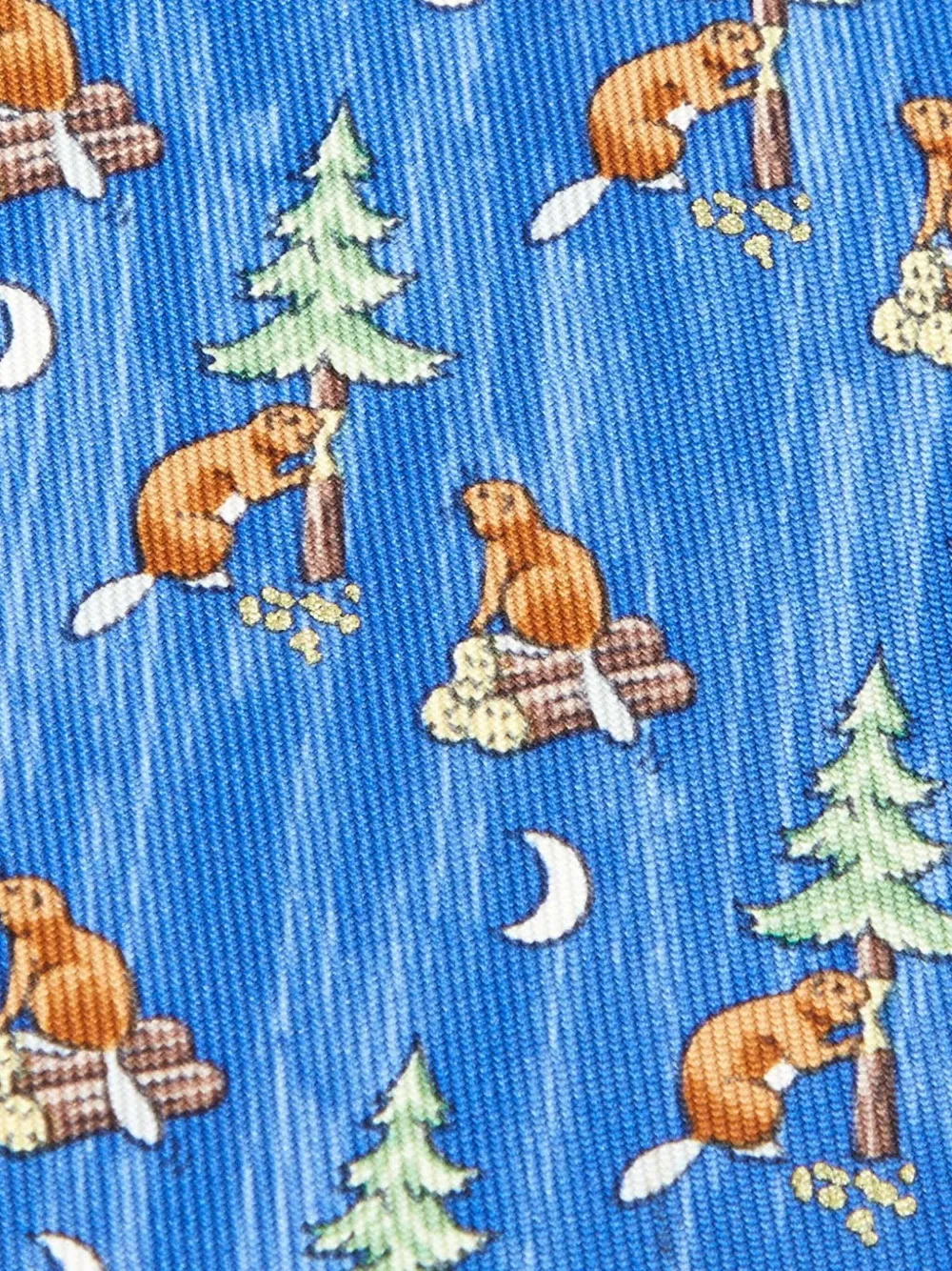 Hermès Pre-Owned 2024 graphic print silk tie | Image 2