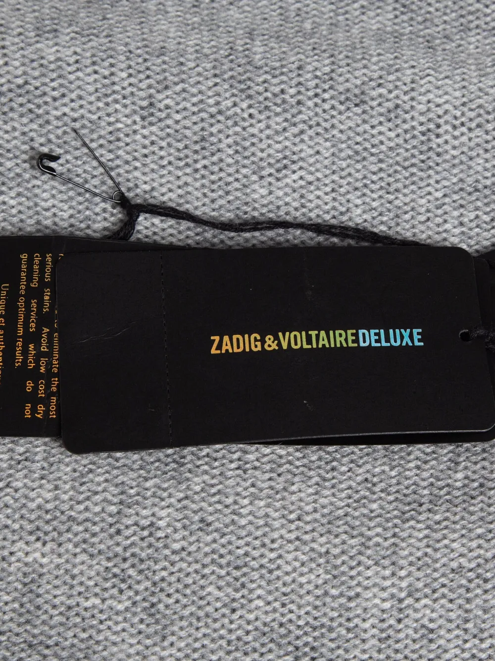 Pre-owned Zadig & Voltaire Fringe-detail Cashmere Cardigan
