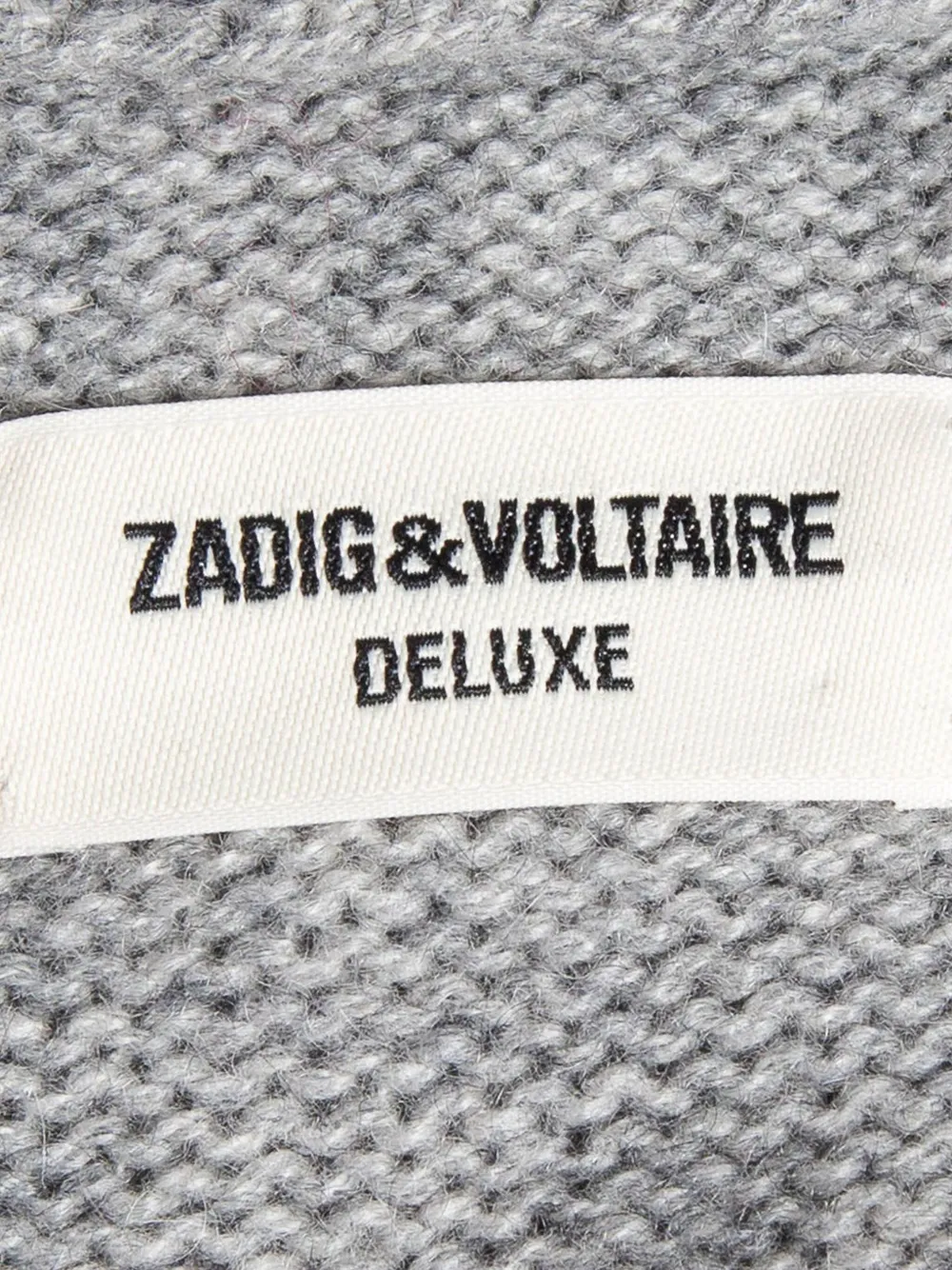 Pre-owned Zadig & Voltaire Fringe-detail Cashmere Cardigan