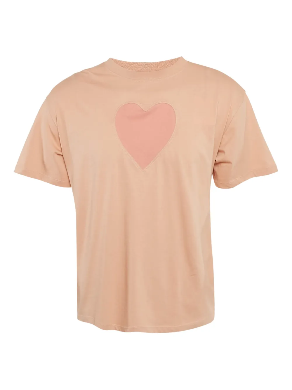 SANDRO ハートモチーフ Tシャツ - ピンク SANDRO ハートモチーフ Tシャツ - ピンク