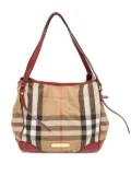 Burberry Pre-Owned check-pattern tote bag - Neutrals