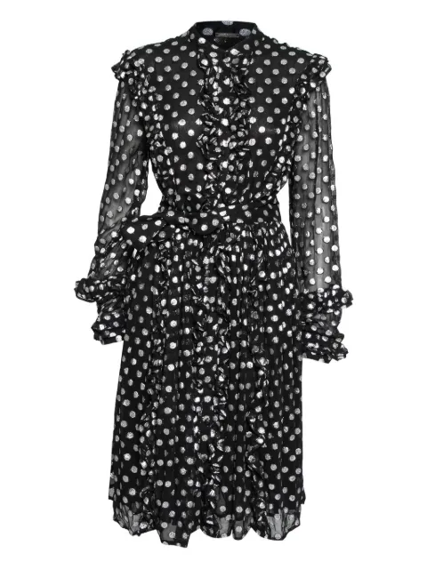Dodo Bar Or pre-owned polka-dot chiffon dress