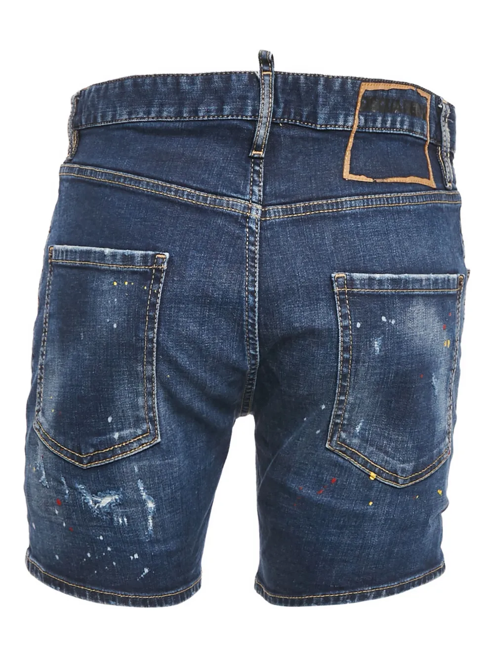 DSQUARED2 pre-owned paint-splatter denim shorts | Image 2