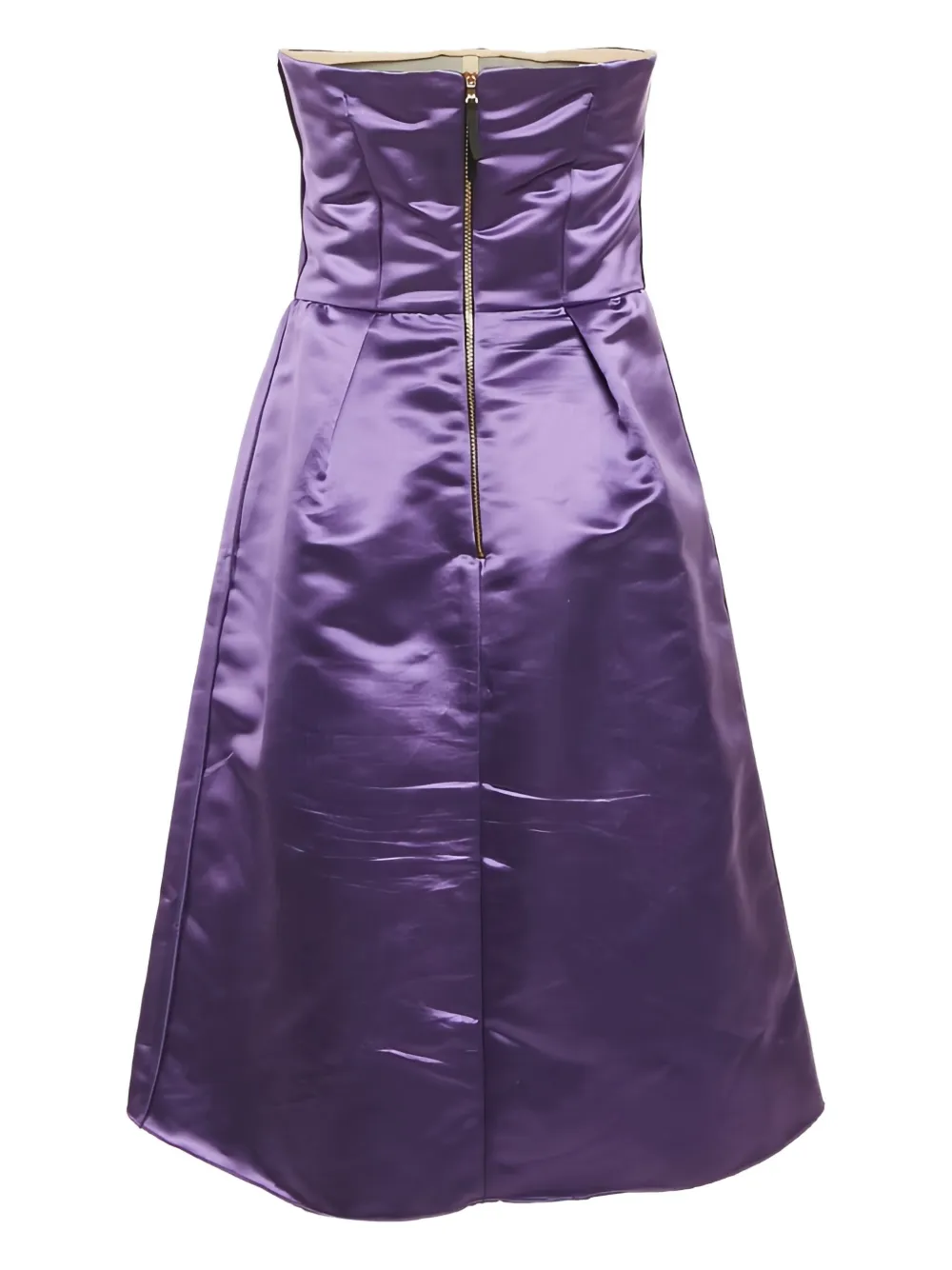 D&G pre-owned strapless satin dress | Image 2