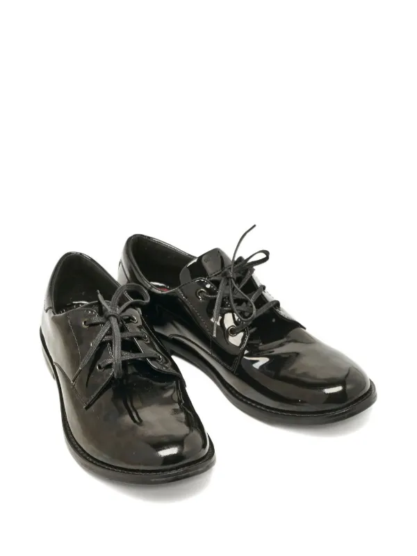 Dolce & Gabbana Black Patent Leather Lace-Up Oxfords D&G Black Patent Leather Lace Up Oxfords Size 36 EU main image 4