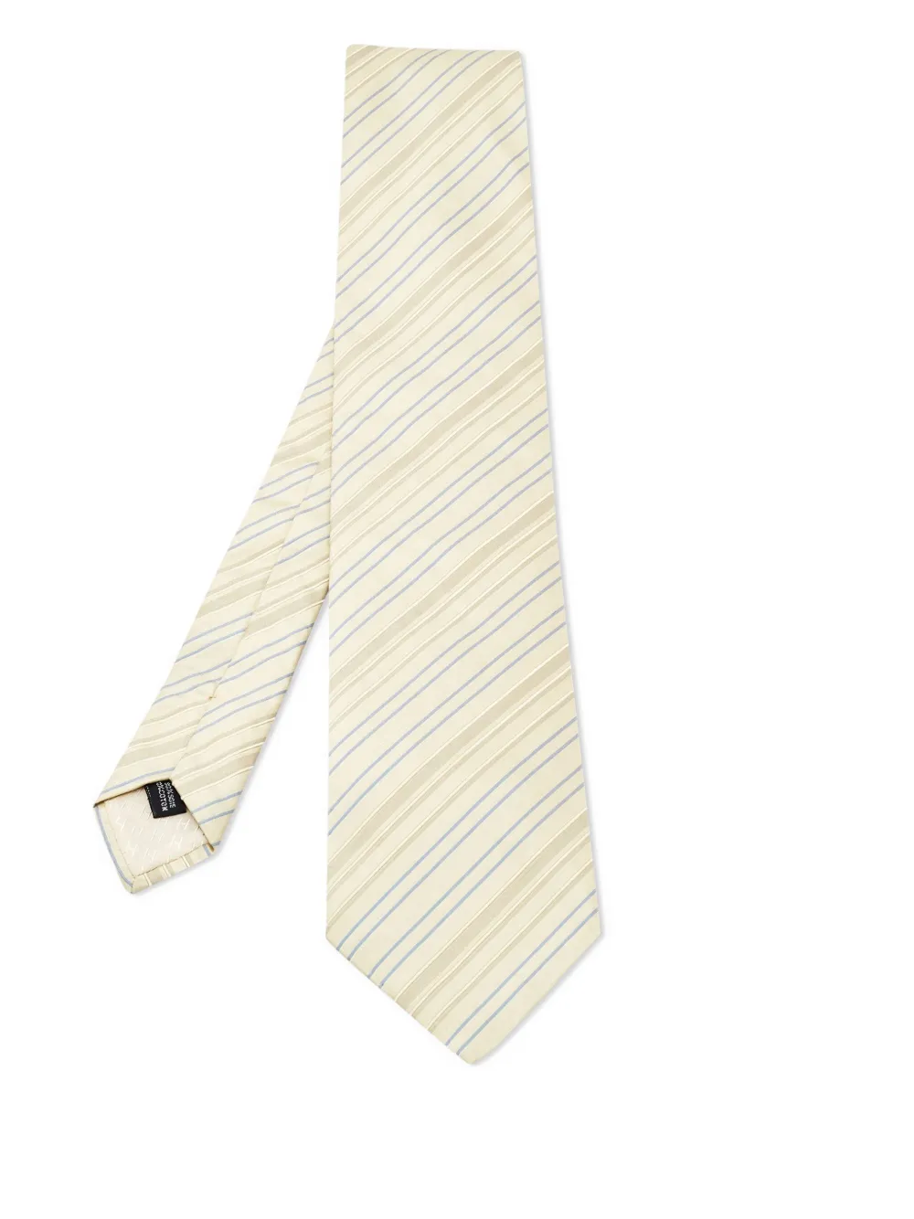 Hermès Pre-Owned 2024 silk striped tie | Yellow | Image 1
