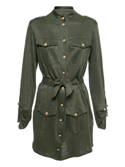 Balmain Pre-Owned vestido corto con cinturón